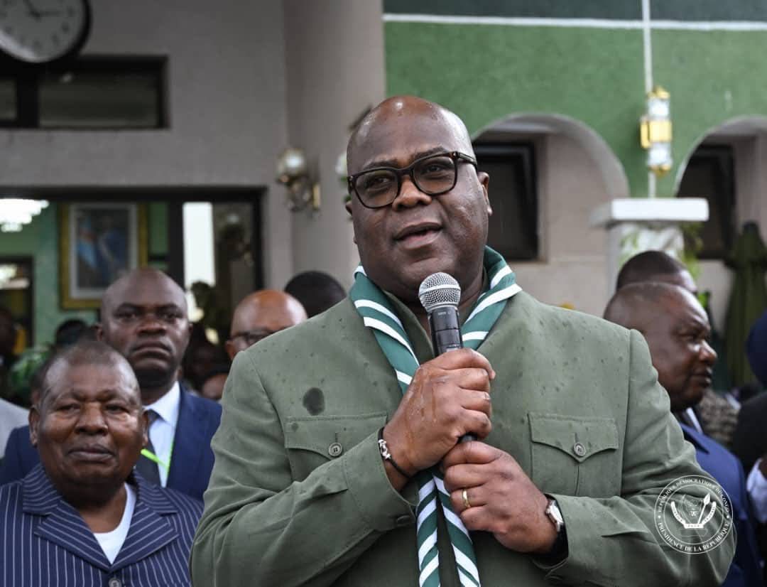 LE PRÉSIDENT DE LA RÉPUBLIQUE À NKAMBA POUR CÉLÉBRER LA JOURNÉE DU COMBAT DE SIMON KIMBANGU ET DE LA CONSCIENCE AFRICAINE.