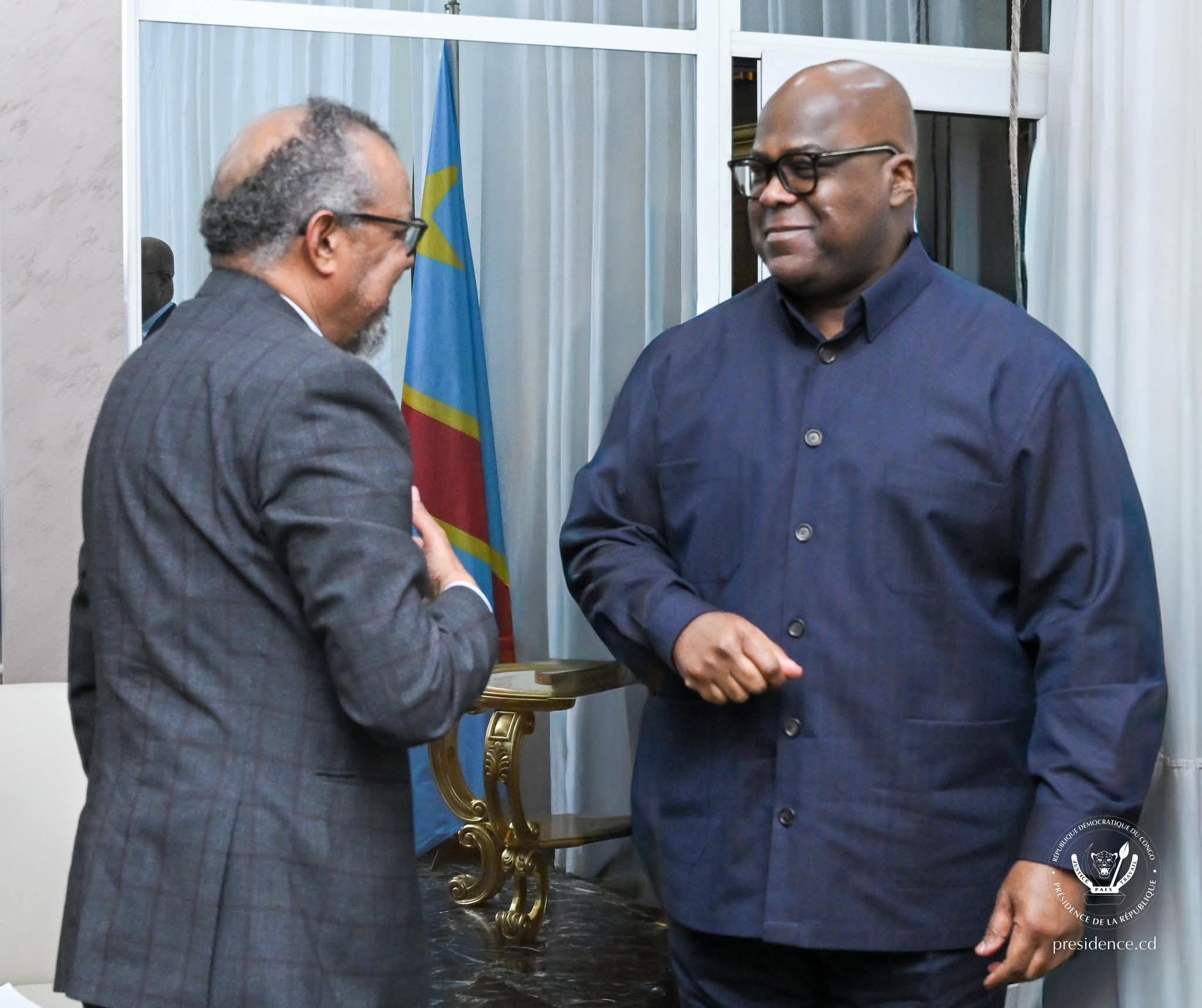 *LE PRÉSIDENT DE LA RÉPUBLIQUE S’EST ENTRETENU AVEC LE DR TEDROS ADHANOM GHEBREYESUS, DIRECTEUR GÉNÉRAL DE L'ORGANISATION MONDIALE DE LA SANTÉ, SUR LA RIPOSTE À L'ÉPIDÉMIE D'EBOLA*