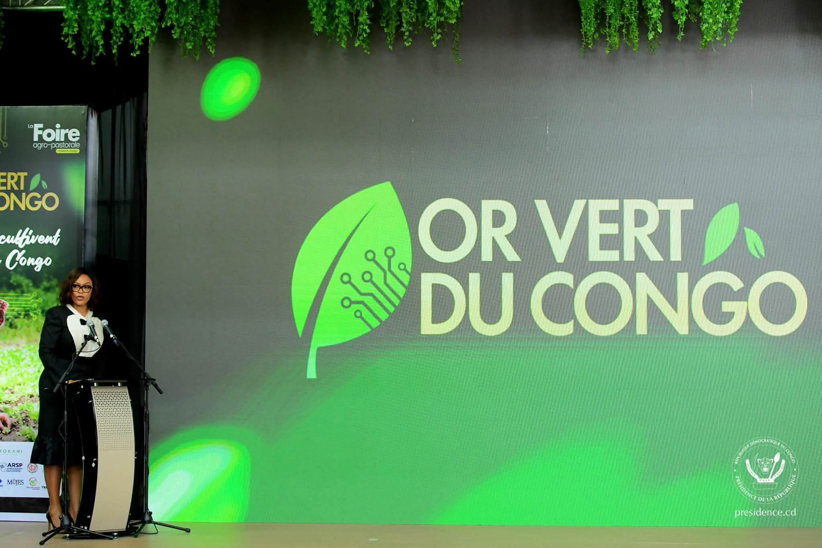 AUTOSUFFISANCE ALIMENTAIRE : LE COUPLE PRESIDENTIEL A PARTICIPÉ À LA FOIRE AGRO-PASTORALE « OR VERT DU CONGO »